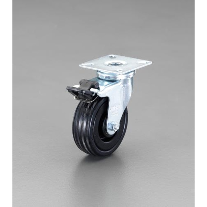 エスコ EA986GG-21 50mmキャスター(自在金具・ESD/ブレーキ付) 1個（ご注文単位1個）【直送品】