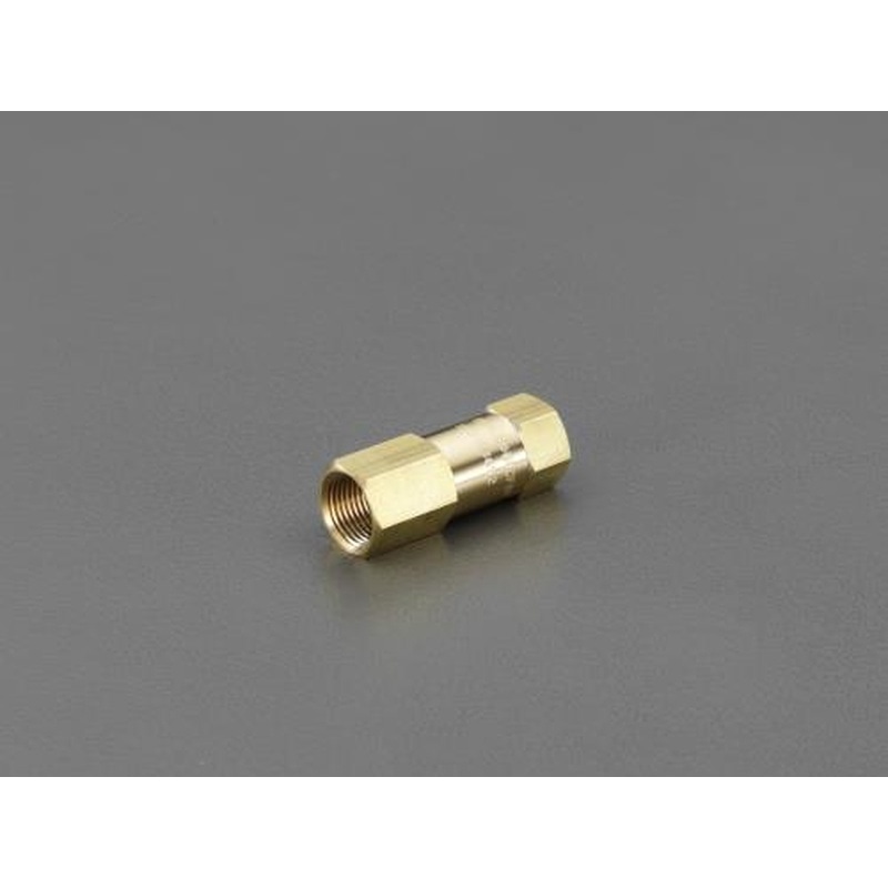 エスコ EA153EE-22 Rc1/4”ラインチェックバルブ(高圧用) 1個（ご注文単位1個）【直送品】