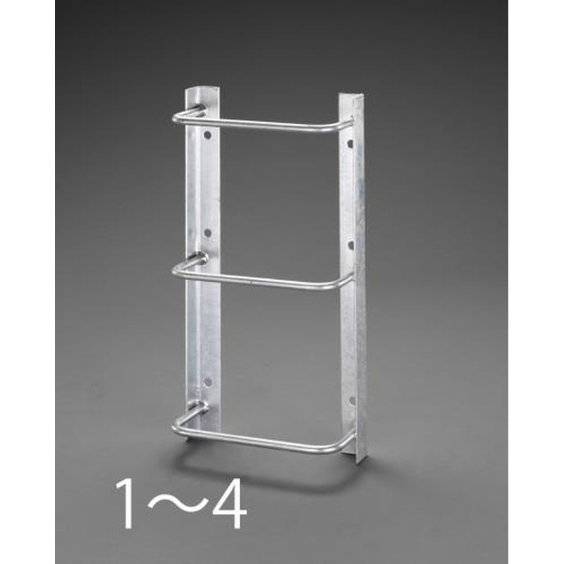 エスコ EA951SC-2 350x700mm/3段タラップ(スチール製) 1個(ご注文単位1個)【直送品】