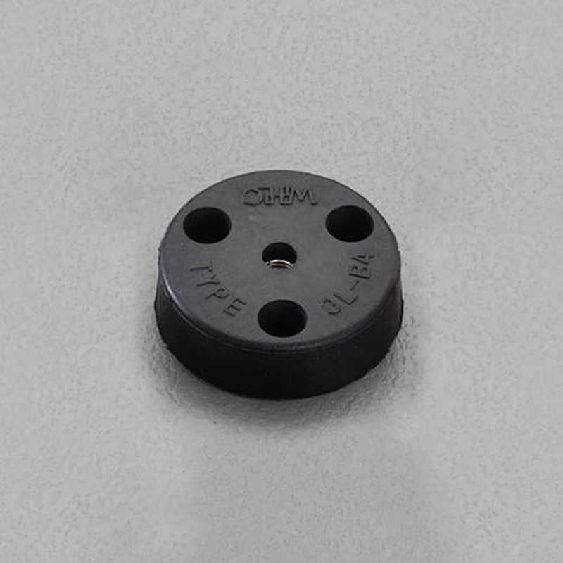 エスコ EA948GP-3 φ30x9mm/M4部品取付用ベース(接着型/10個 1個(ご注文単位1個)【直送品】