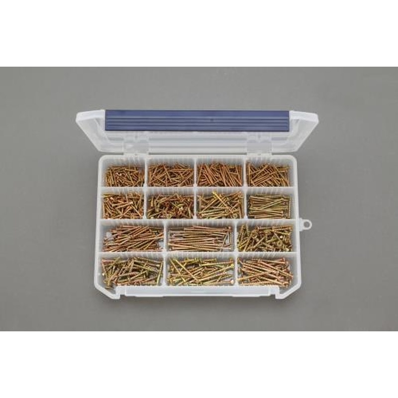 エスコ EA949FX-201 木工用ビスセット(中細・細・極細) 1個（ご注文単位1個）【直送品】