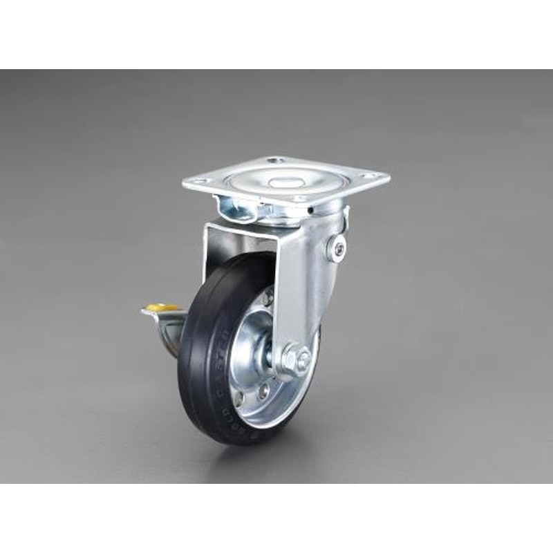 エスコ EA986PN-1 125mmキャスター(自在・固定切替式) 1個（ご注文単位1個）【直送品】