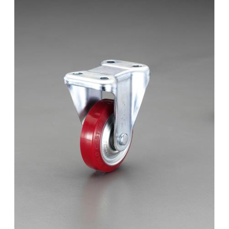 エスコ EA986PN-53 130mmキャスター(固定金具付) 1個（ご注文単位1個）【直送品】