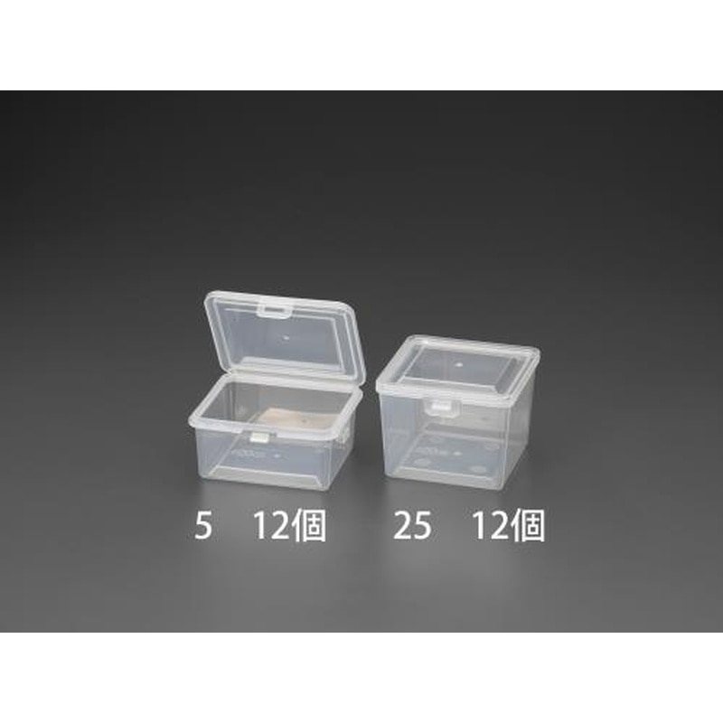 エスコ EA508NA-5 112x130x60mm小物ケース(12個) 1個（ご注文単位1個）【直送品】