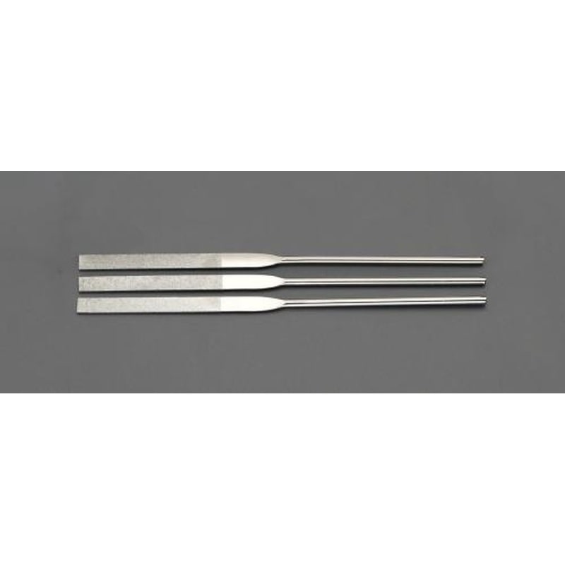 エスコ EA826NC 200mmダイヤモンドヤスリ(精密・平/3粒度・3本組) 1個（ご注文単位1個）【直送品】