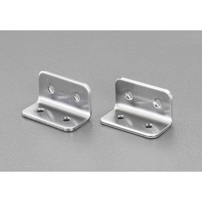 エスコ EA951EF-700 20x20x40mm幅広アングル(ステンレス製/2個) 1個(ご注文単位1個)【直送品】