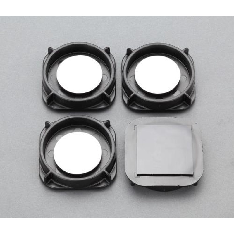 エスコ EA979D-122 φ35x4mm転倒防止粘着プレート(4個) 1個（ご注文単位1個）【直送品】