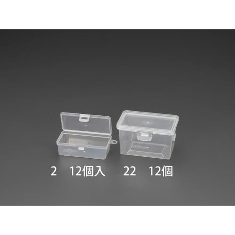 エスコ EA508NA-22 76x118x67mm小物ケース(12個) 1個（ご注文単位1個）【直送品】
