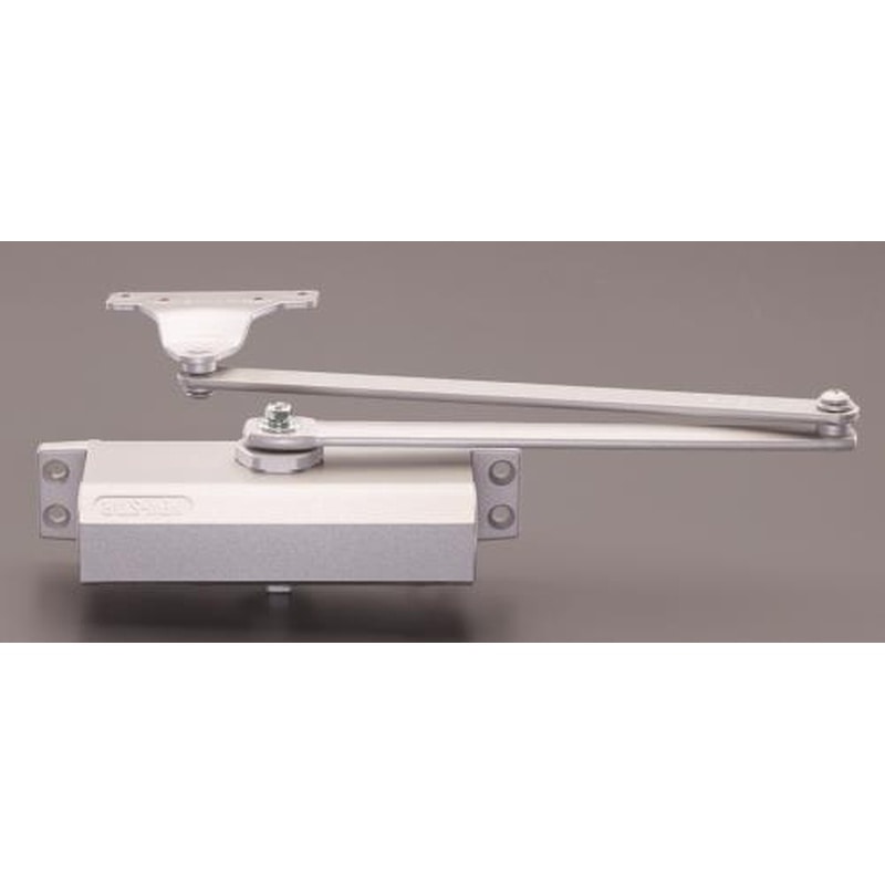 エスコ EA951LD-58 85kg以下ドアクローザー(パラレル型ストップ無/シルバー) 1個（ご注文単位1個）【直送品】