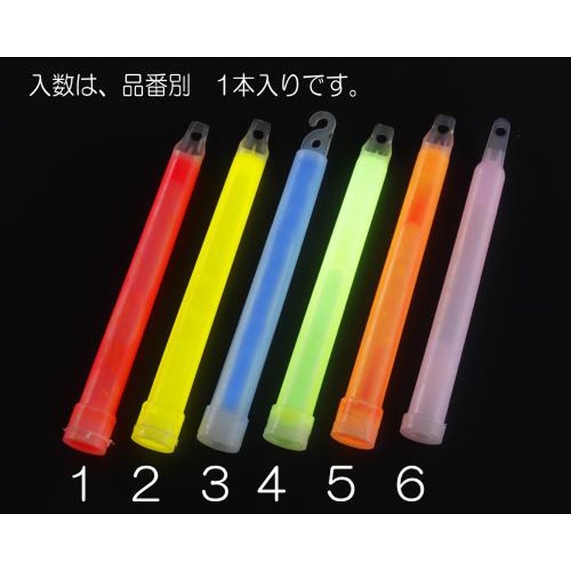 エスコ EA983RL-2 φ18x150mmスティックライト(黄) 1個（ご注文単位1個）【直送品】