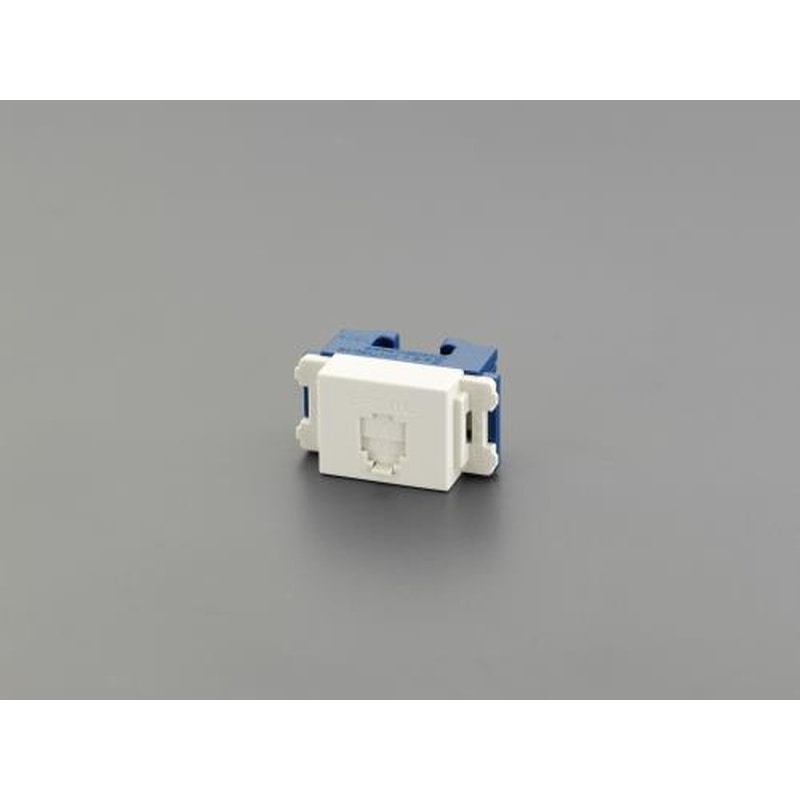 エスコ EA940CE-162 電話用モジュラージャック(6極2心) 1個（ご注文単位1個）【直送品】