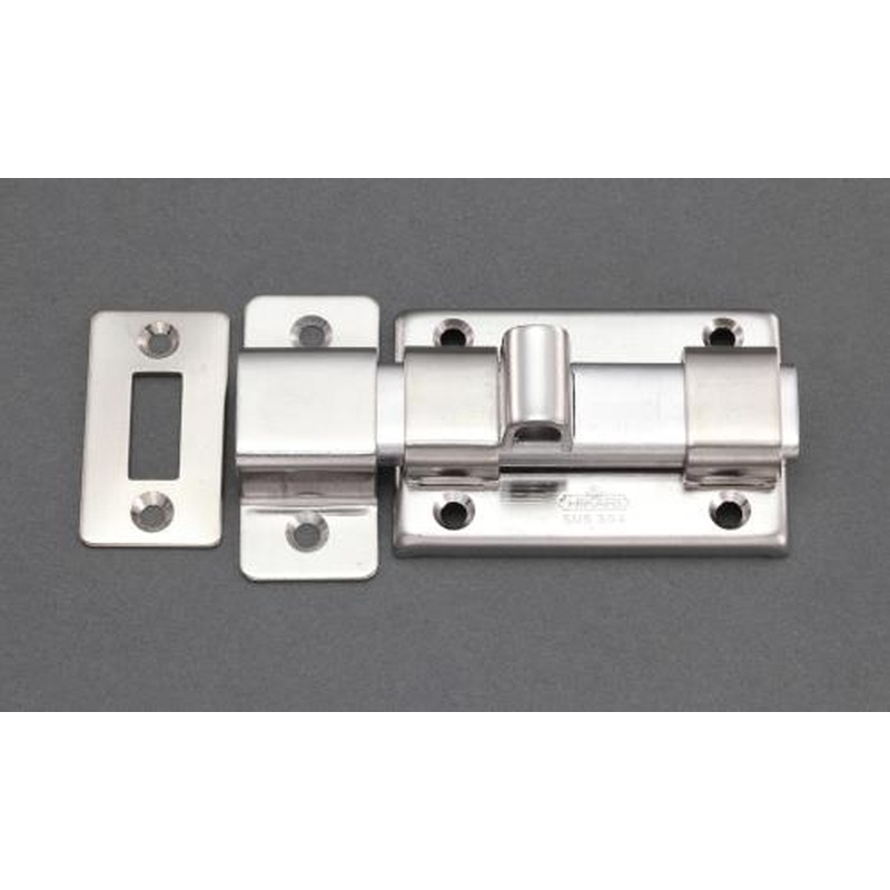 エスコ EA951BK-3 43x65mm角型ラッチ(ステンレス製) 1個（ご注文単位1個）【直送品】