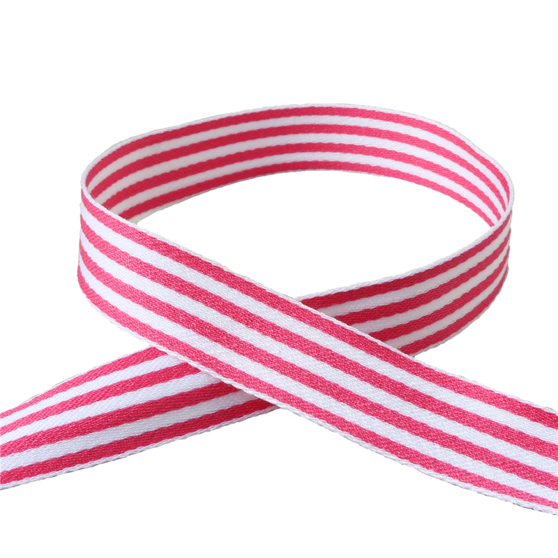 小西リボン ファンシーストライプリボン 15mm巾×10m巻 チェリーピンク KR3003-15-52 1巻（ご注文単位1巻）【直送品】