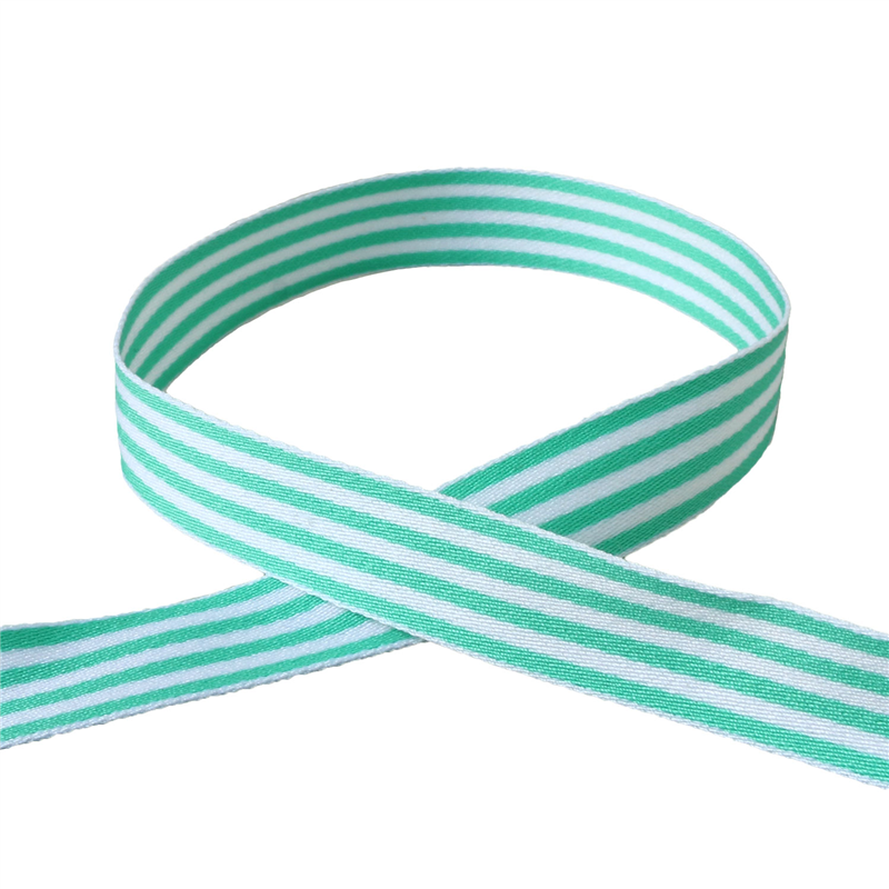 小西リボン ファンシーストライプリボン 15mm巾×10m巻 グリーン KR3003-15-95 1巻（ご注文単位1巻）【直送品】