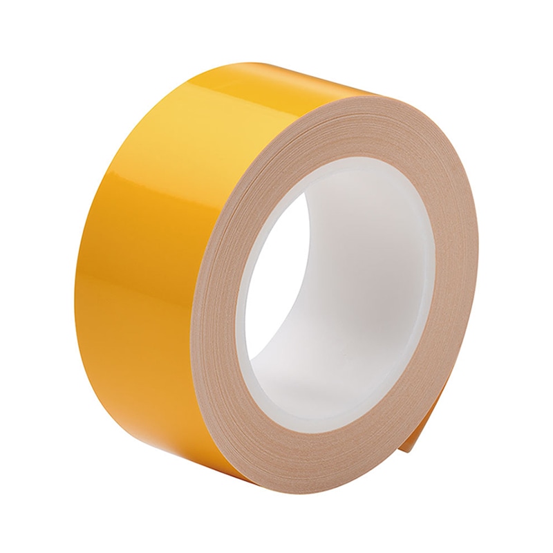 ミドリ安全 ラインテープ ベルデビバハードテープ 黄 50mm幅×20m 4073051320 1巻（ご注文単位1巻）【直送品】