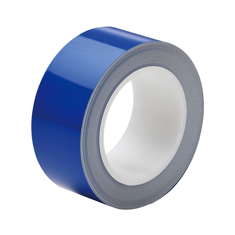 ミドリ安全 ラインテープ ベルデビバハードテープ 青 50mm幅×20m 4073051330 1巻（ご注文単位1巻）【直送品】