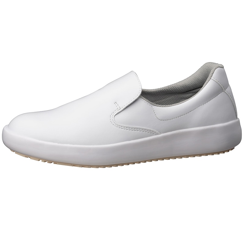 ミドリ安全 コックシューズ 超耐滑軽量作業靴 ハイグリップ NHS-700 ホワイト 27.5cm 21250834 1組(ご注文単位1組)【直送品】