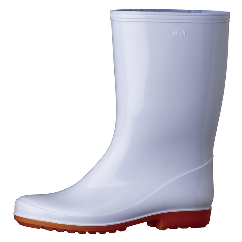 ミドリ安全 作業長靴 ワークエース W2100 ホワイト 27.0cm 21350006 1組(ご注文単位1組)【直送品】