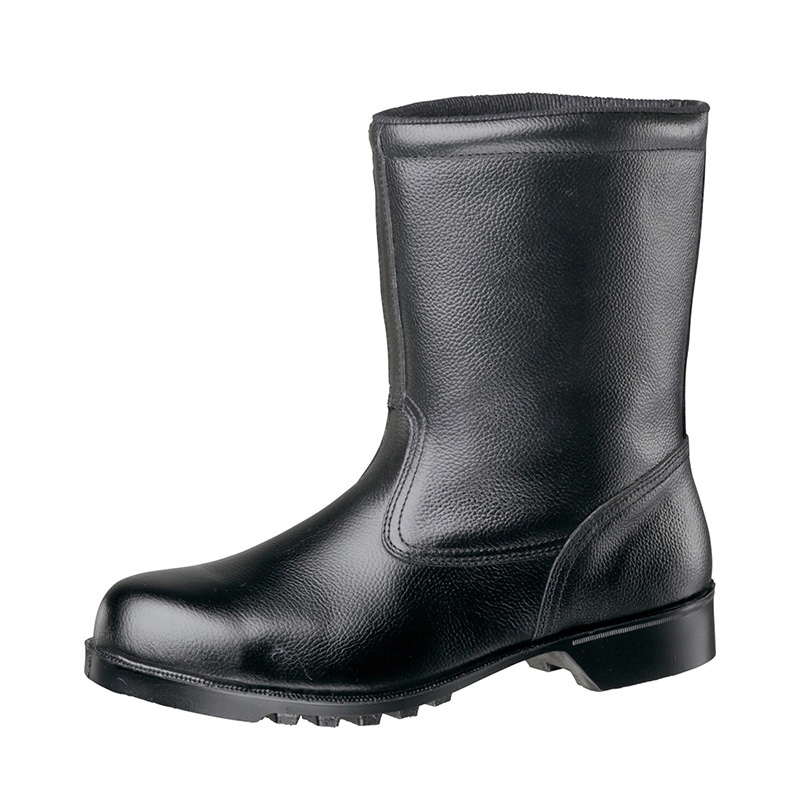 ミドリ安全 ゴム底安全靴 半長靴 V2400N ブラック 27.5cm 10400056 1組（ご注文単位1組）【直送品】