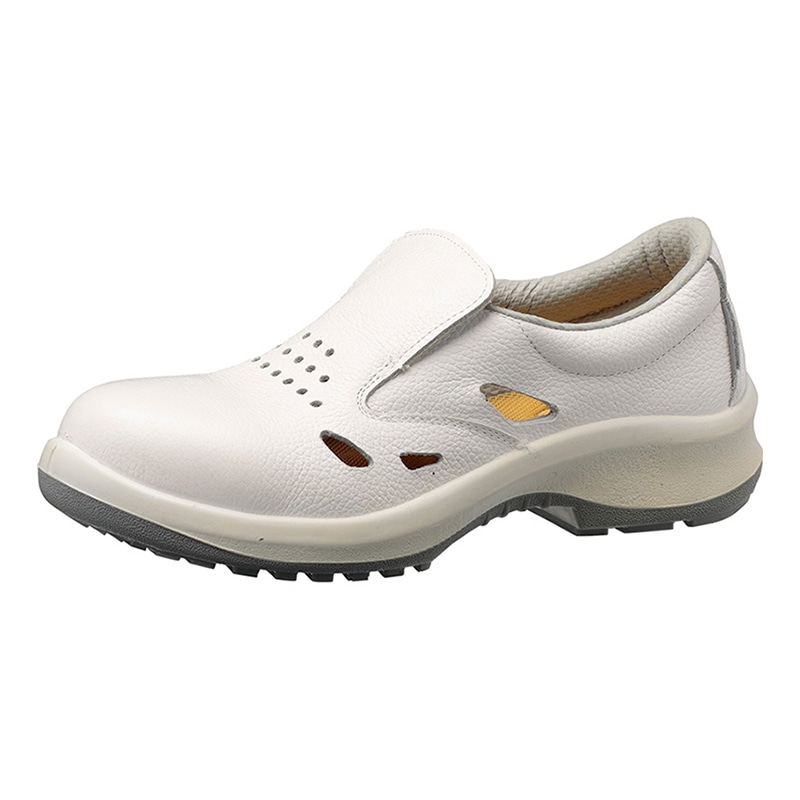 ミドリ安全 女性用静電安全靴 プレミアム ハイ・ベルデ 通気 LPM200通気静電 ホワイト 22.5cm 15001503 1組(ご注文単位1組)【直送品】