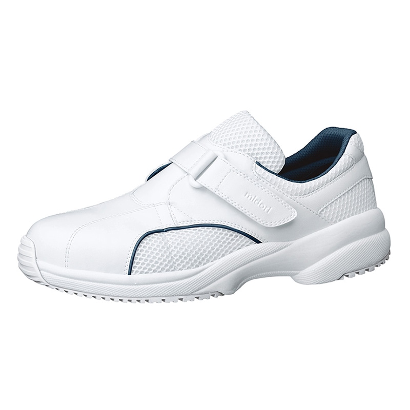 ミドリ安全 男女兼用 看護師・介護士シューズ ケアセフティ CSS-01N ネイビー 25.5cm 21250241 1組（ご注文単位1組）【直送品】