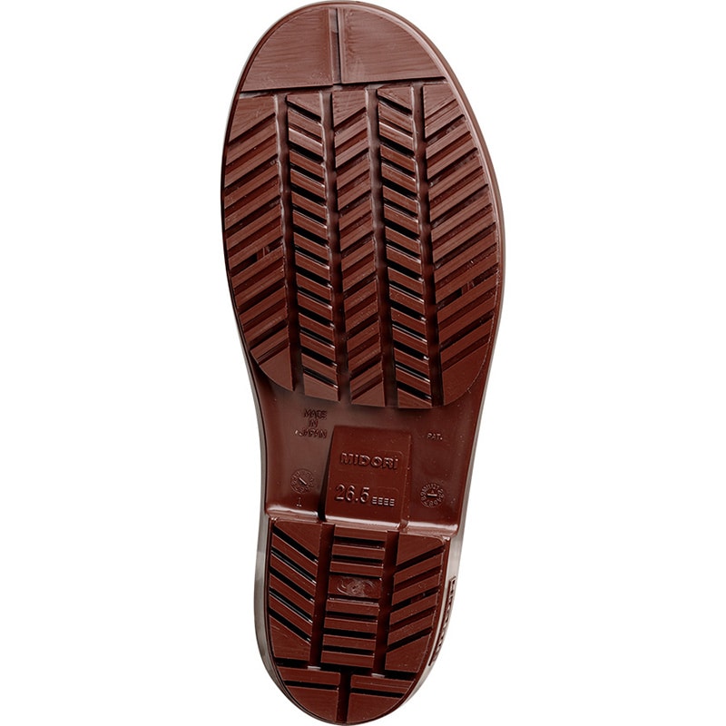 ミドリ安全 超耐滑先芯入り長靴 ハイグリップ NHG1000 スーパー ブラック 26.5cm 21400054 1組(ご注文単位1組)【直送品】