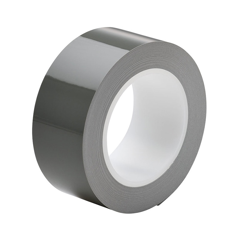 ミドリ安全 ラインテープ ベルデビバハードテープ グレー 50mm幅×20m 4073051390 1巻（ご注文単位1巻）【直送品】