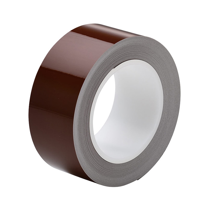 ミドリ安全 ラインテープ ベルデビバハードテープ 茶 50mm幅×20m 4073051380 1巻（ご注文単位1巻）【直送品】