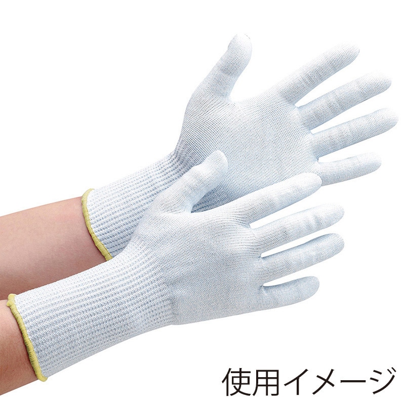 ミドリ安全 耐切創性手袋 カットガード ロング LL F102 4043103340 1組（ご注文単位1組）【直送品】