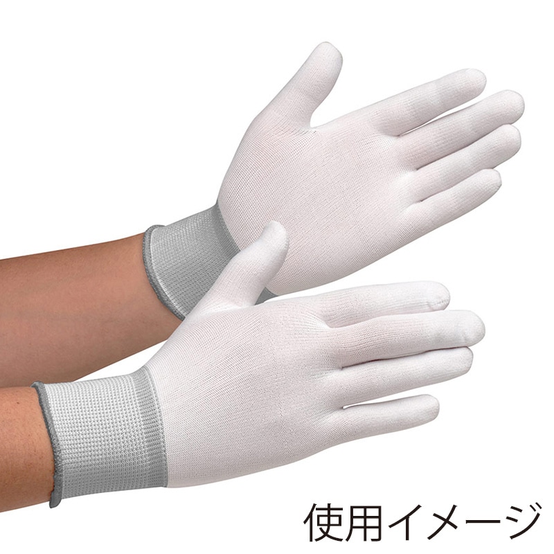 ミドリ安全 ウレタンすべり止め手袋 ノンコートタイプ L MCG-702N 10双入 4045070230 1束（ご注文単位1束）【直送品】