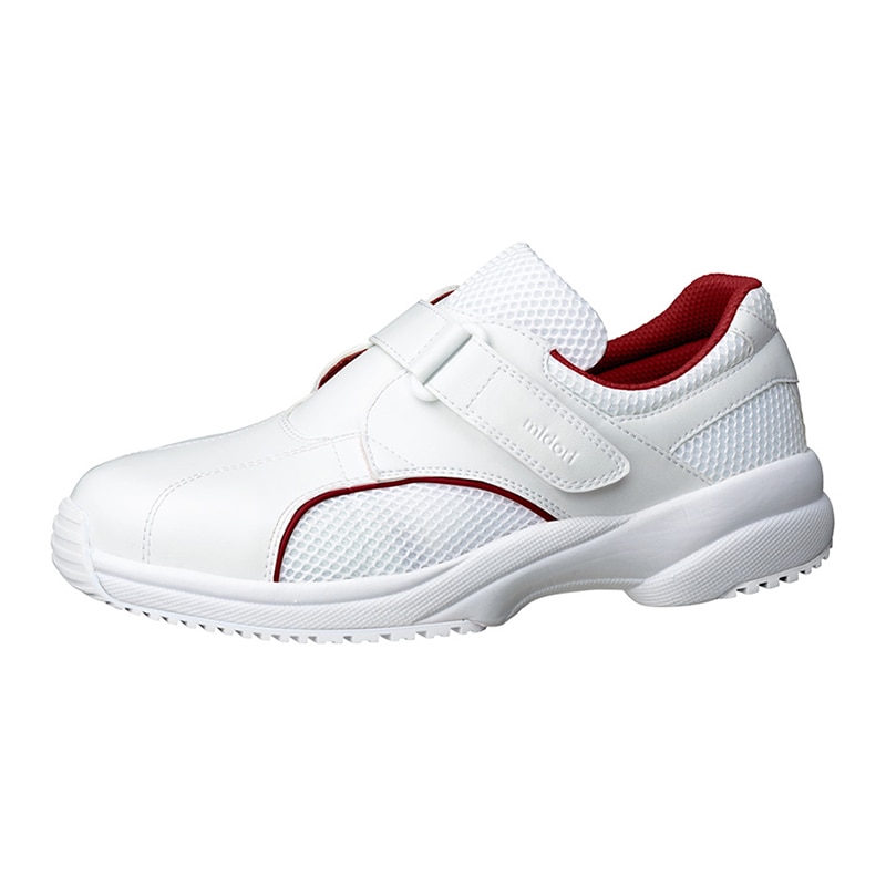 ミドリ安全 男女兼用 看護師・介護士シューズ ケアセフティ CSS-01N ワイン 28cm 21250242 1組（ご注文単位1組）【直送品】