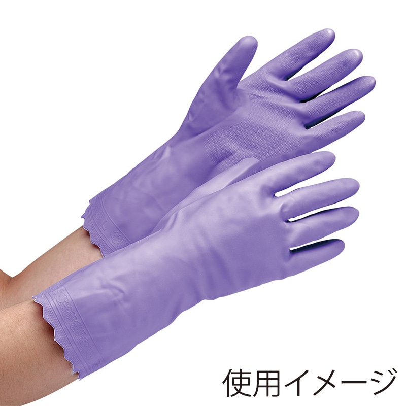 ミドリ安全 塩化ビニール手袋 厚手 ベルテ112W M 10双入 4049011220 1束（ご注文単位1束）【直送品】