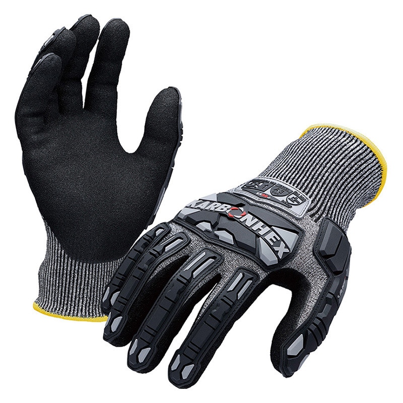 ミドリ安全 耐切創性手袋 カーボンヘックス XL KX-90J 4043131140 1組（ご注文単位1組）【直送品】