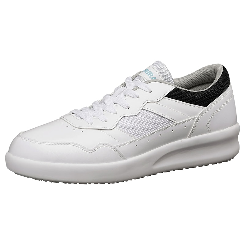 ミドリ安全 超耐滑作業靴　ハイグリップ・ザ・フォース NHF-710　ホワイト　24.0cm 21250891 1組（ご注文単位1組）【直送品】