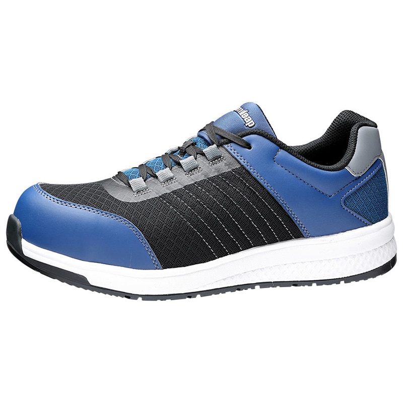 ミドリ安全 高反発ソール　先芯入りスニーカー　QL-01N ネイビー　26.5cm 21250963 1組（ご注文単位1組）【直送品】