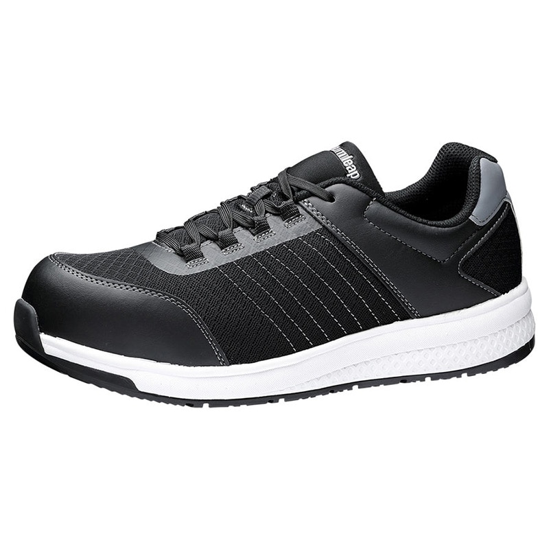 ミドリ安全 高反発ソール 先芯入りスニーカー QL-01N ブラック 27.5cm 21250964 1組(ご注文単位1組)【直送品】