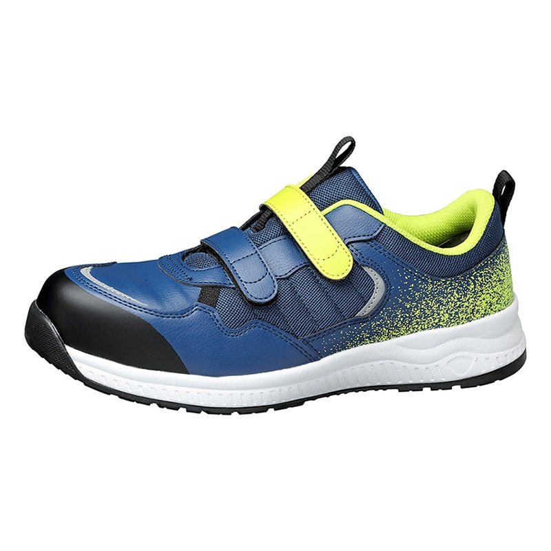 ミドリ安全 プロスニーカー アクティブセフティ ワイズEEE AS-05 ネイビー／ライム 25.5cm 21250992 1組（ご注文単位1組）【直送品】