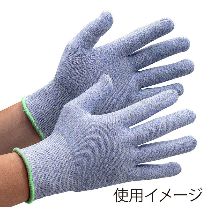 ミドリ安全 耐切創性手袋 カットガード M 132NFV 4043104720 1組（ご注文単位1組）【直送品】