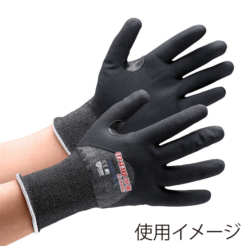 ミドリ安全 耐切創性手袋 カットガード メタルQ S 210MQ 3／4コーティング 4043105910 1組（ご注文単位1組）【直送品】