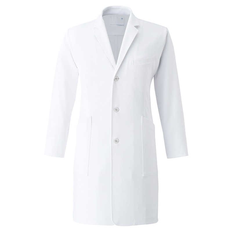 メンズコート 薬剤師用ウェア CM770 #01 ホワイト BL 1個(ご注文単位1個)【直送品】