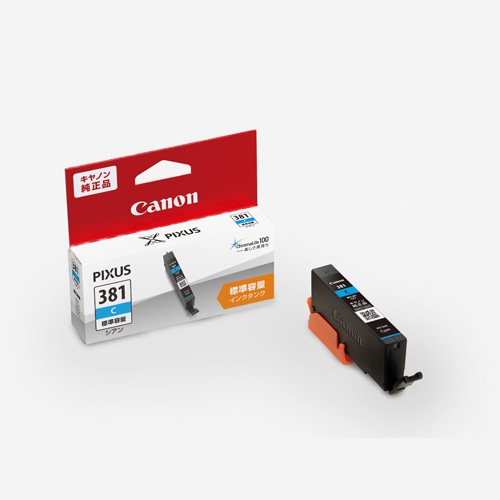 BCI-381C インクタンク BCI-381 C 1個 (ご注文単位1個)【直送品】