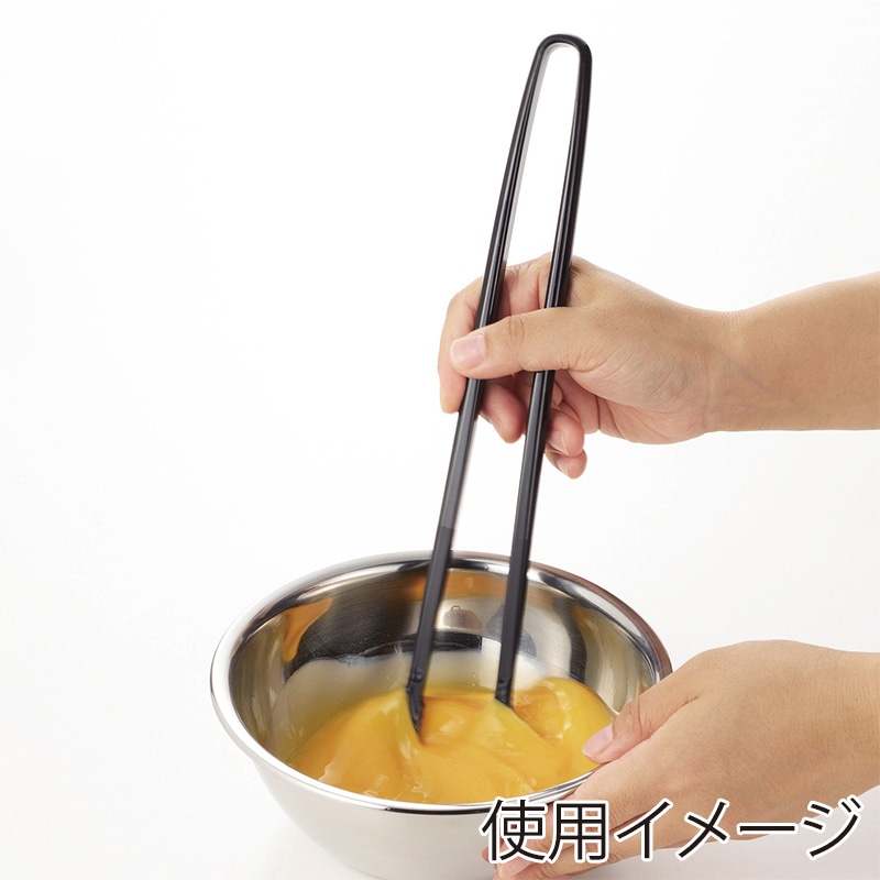 パール金属 BiT　たまごやき達人トング ブラック CC-1181 1個（ご注文単位10個）【直送品】