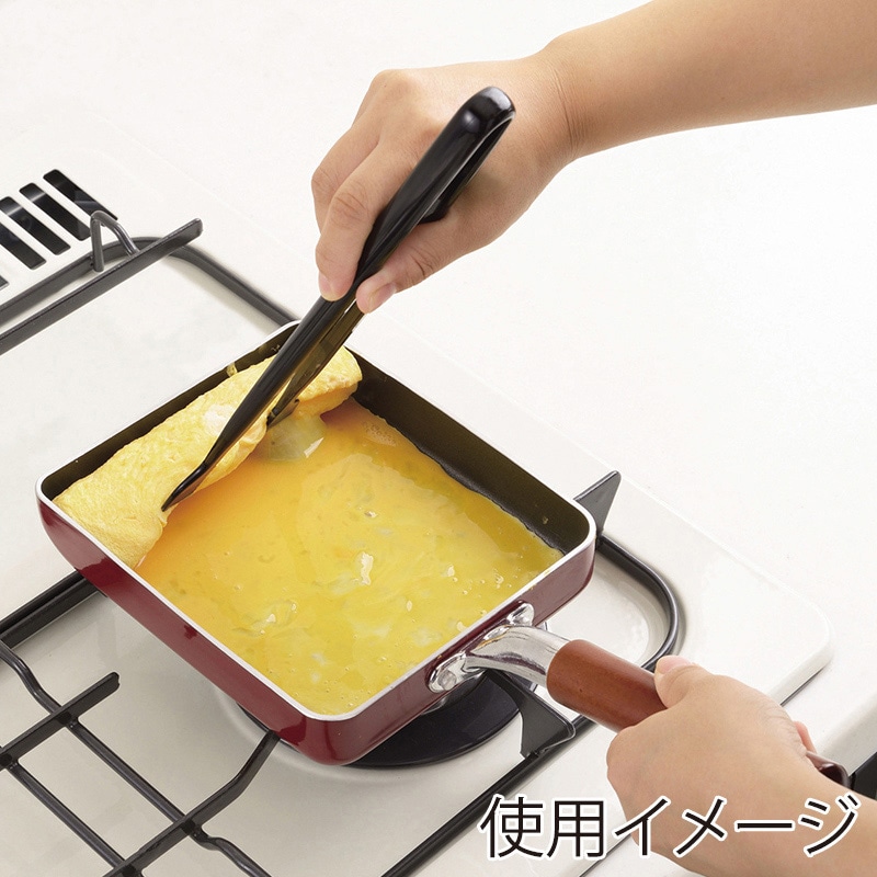 パール金属 BiT　たまごやき達人トング ブラック CC-1181 1個（ご注文単位10個）【直送品】