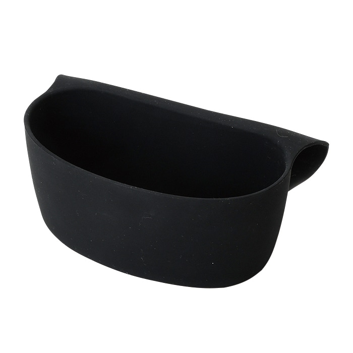 パール金属 ペタットポケット　穴なし ブラック CX-1254 1個（ご注文単位8個）【直送品】