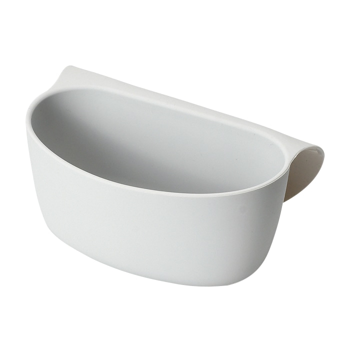 パール金属 ペタットポケット　穴なし グレー CX-1255 1個（ご注文単位8個）【直送品】