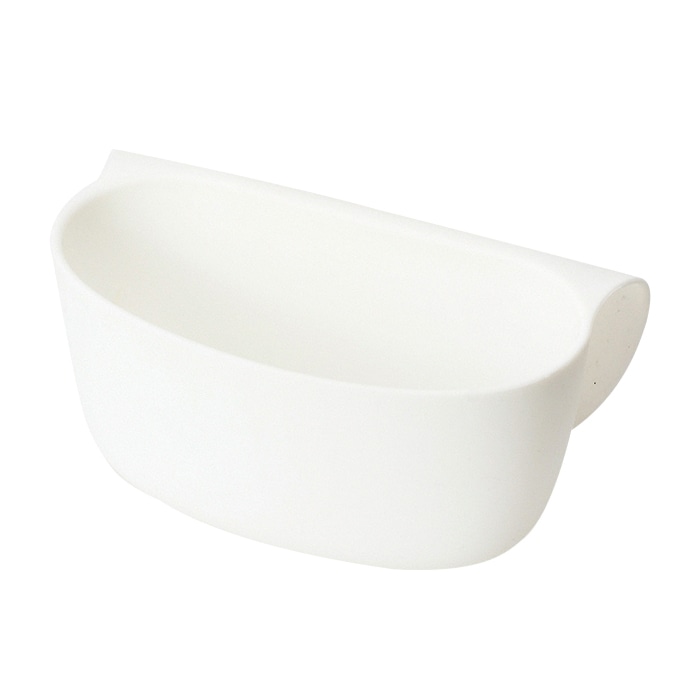 パール金属 ペタットポケット　穴なし ホワイト CX－1256 1個（ご注文単位8個）【直送品】