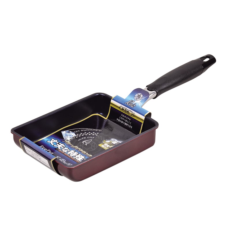 パール金属 ライズ ブルーダイヤモンドコート 玉子焼 IH対応 13×18cm HB-323 1個(ご注文単位10個)【直送品】