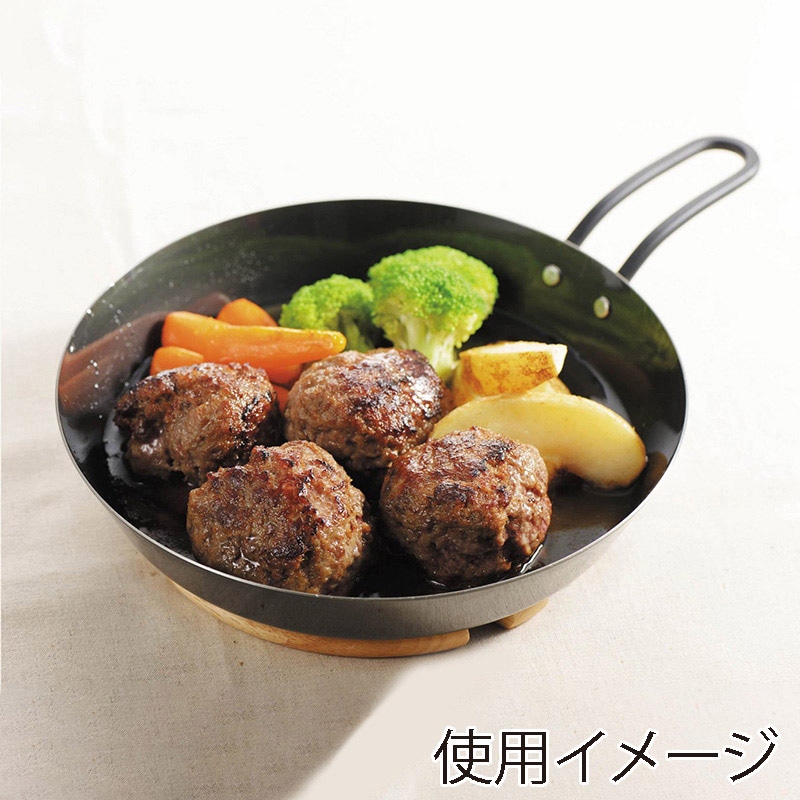 パール金属 ラクッキング 鉄製片手グリルパン 20cm HB-373 1個(ご注文単位20個)【直送品】