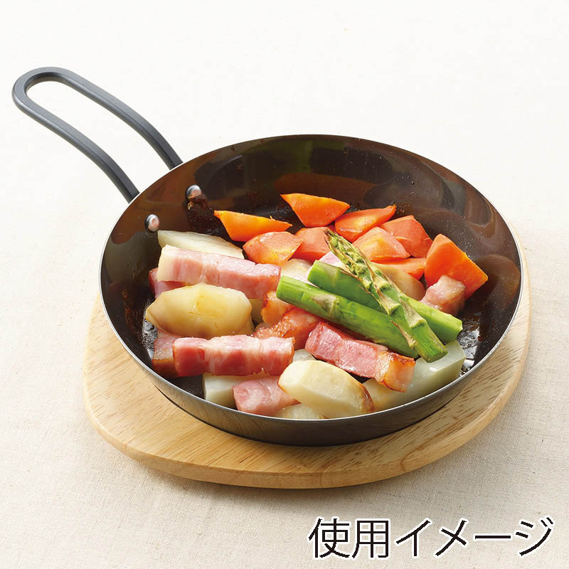 パール金属 ラクッキング グリルパン 木製プレート 16cm用 HB-999 1個(ご注文単位10個)【直送品】