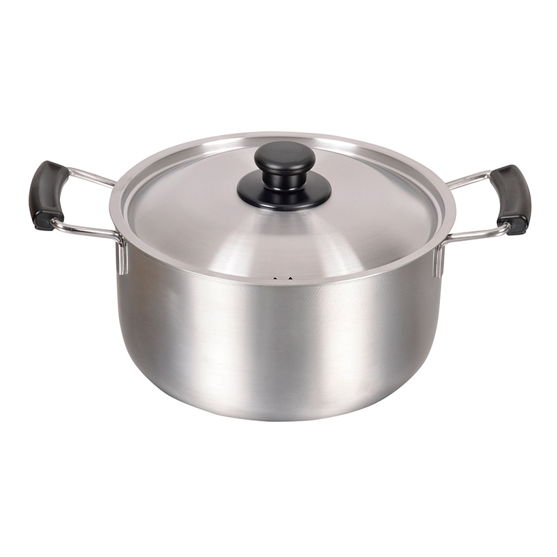 パール金属 ステンレス製両手鍋 22cm HB-1885 1個(ご注文単位8個)【直送品】